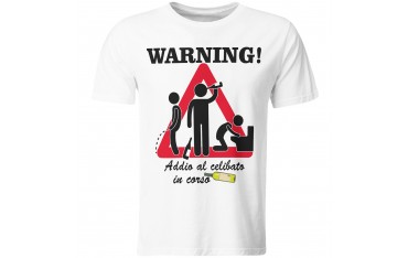 Maglia maglietta tshirt t-shirt addio al celibato sposo amici matrimonio GR492