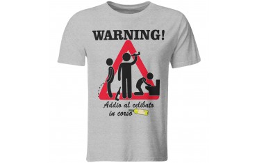 Maglia maglietta tshirt t-shirt addio al celibato sposo amici matrimonio GR492