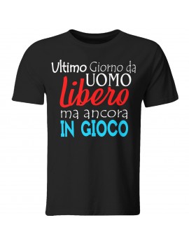 Maglia maglietta tshirt t-shirt addio al celibato sposo amici matrimonio GR493