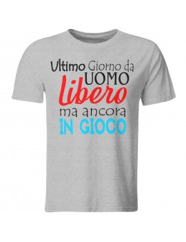 Maglia maglietta tshirt t-shirt addio al celibato sposo amici matrimonio GR493