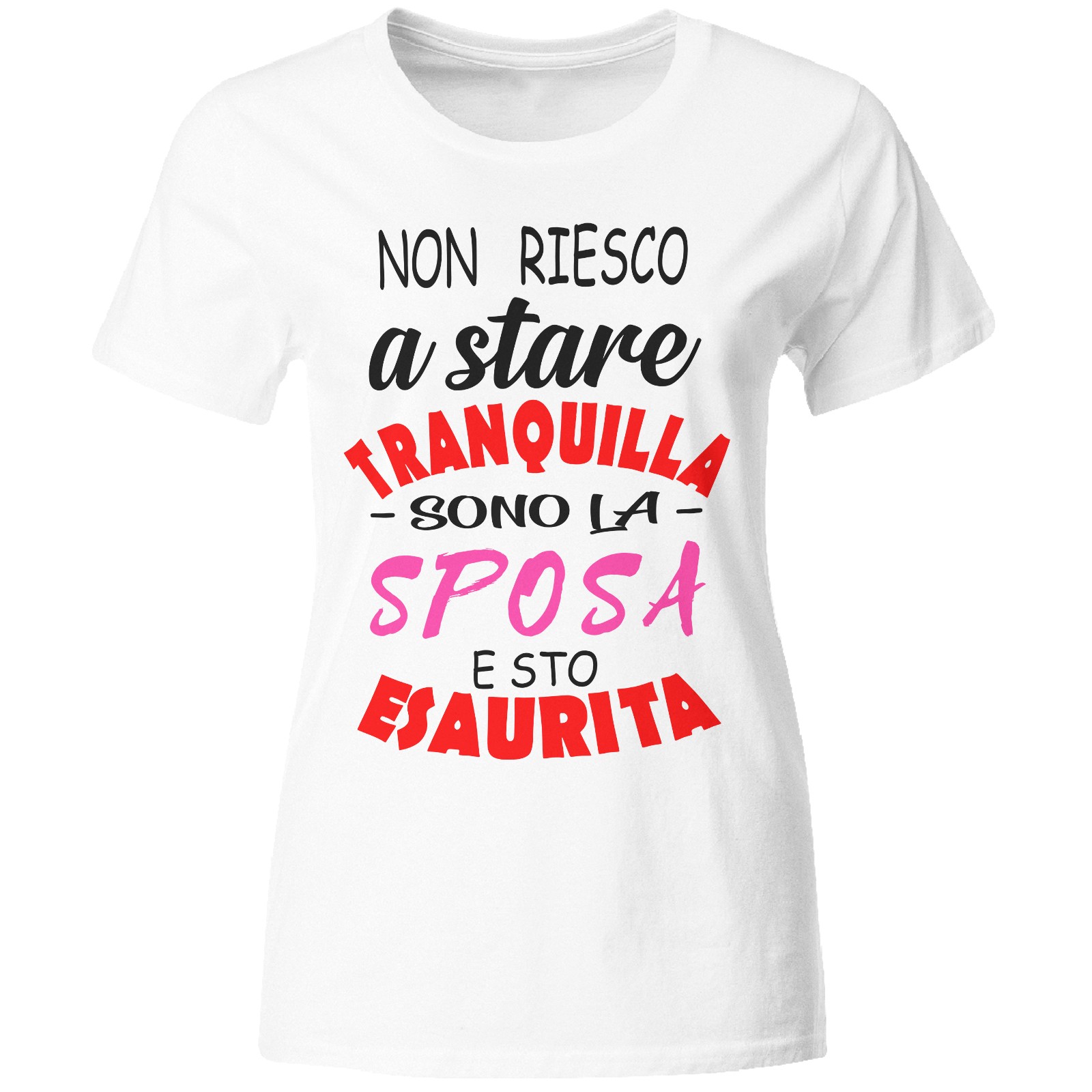 Maglia maglietta tshirt t-shirt addio al nubilato sposa amiche matrimonio  GR514