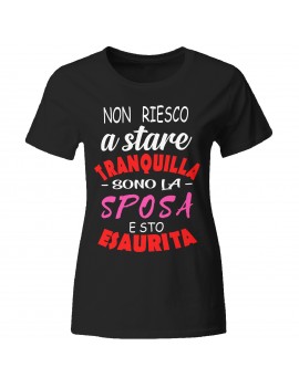 Maglia maglietta tshirt t-shirt addio al nubilato sposa amiche matrimonio GR514