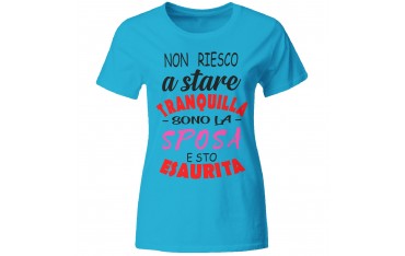 Maglia maglietta tshirt t-shirt addio al nubilato sposa amiche matrimonio GR514