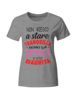 Maglia maglietta tshirt t-shirt addio al nubilato sposa amiche matrimonio GR514