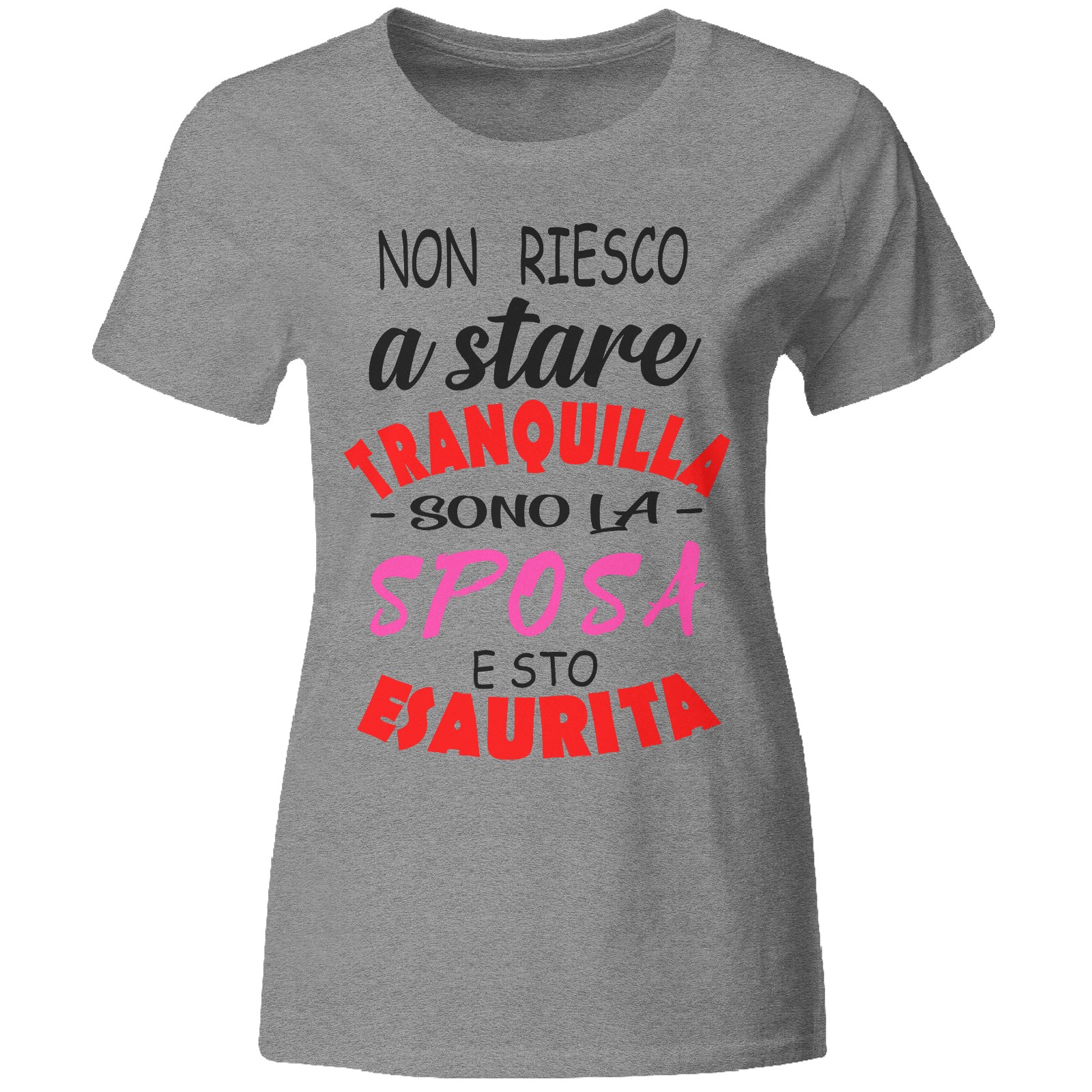 Maglia maglietta tshirt t-shirt addio al nubilato sposa amiche matrimonio  GR514