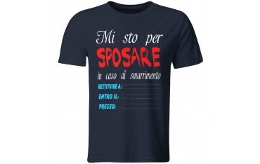 Maglia maglietta tshirt divertente addio celibato sposo amici matrimonio GR509