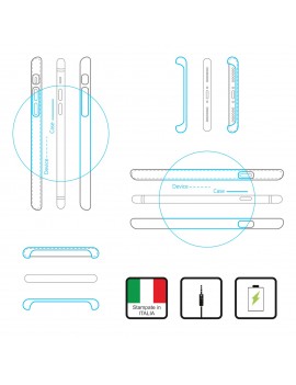 Custodia cover foderino RIGIDA protezione sottile per Cellulari Nokia 1 FA1