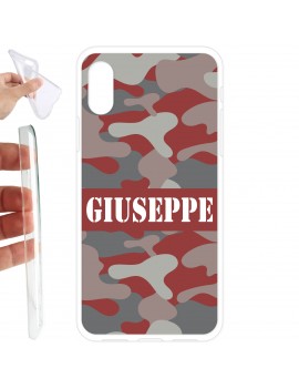 Custodia cover PERSONALIZZATA CON NOME per Asus GEL silicone morbida GI1_3