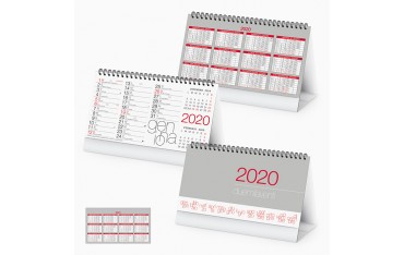 Calendario personalizzabile da Tavolo personalizzato 2020 Gadget Natale PA720