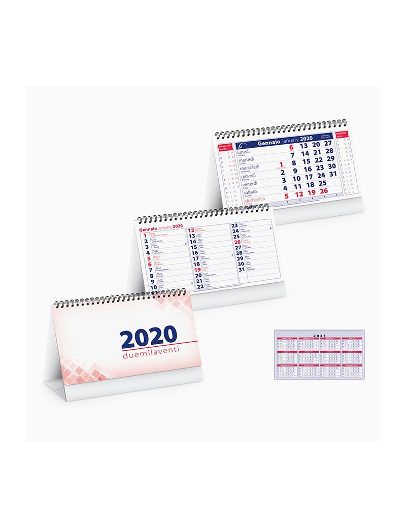 Calendari da scrivania personalizzati 2020 Gadget aziendali promozionali PA715RO