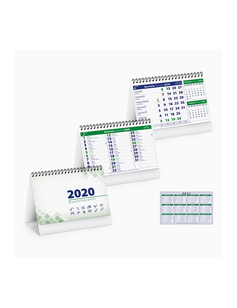 Calendari da tavolo personalizzati personalizzabili 2020 promozionale PA700VE