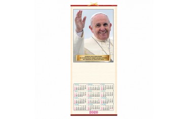 PAPA FRANCESCO - CALENDARIO IN CANNA