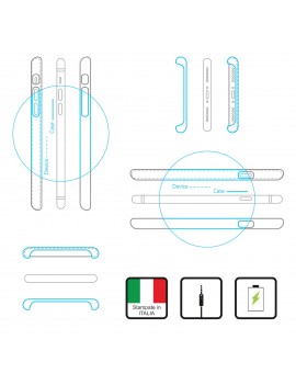 Custodia cover foderino RIGIDA protezione sottile per Cellulari Samsung 1 FA1